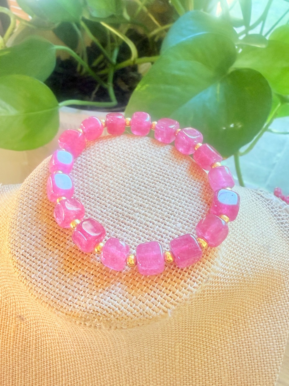 Strawberry Quartz bracelet